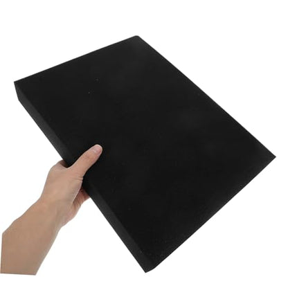 KALLORY 4pcs Pick Apart Foam Inserts for Shipping and Board Game Storage Foam Tool Box Inserts with Reliable Protection for Fragile Items and Tools Black
