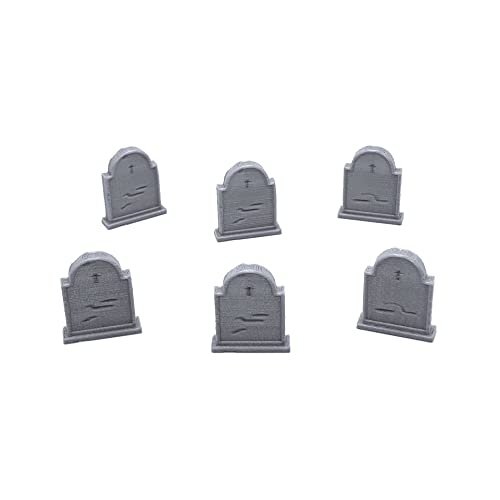 EnderToys Mausoleum Graveyard Scene - DND Terrain Scenery for Tabletop 28mm Miniatures Wargame