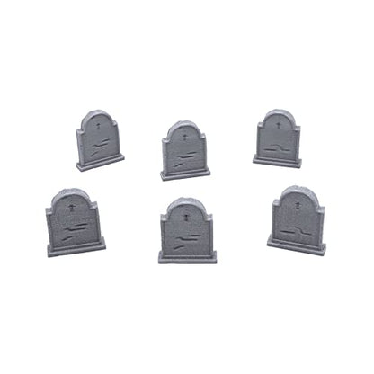 EnderToys Mausoleum Graveyard Scene - DND Terrain Scenery for Tabletop 28mm Miniatures Wargame