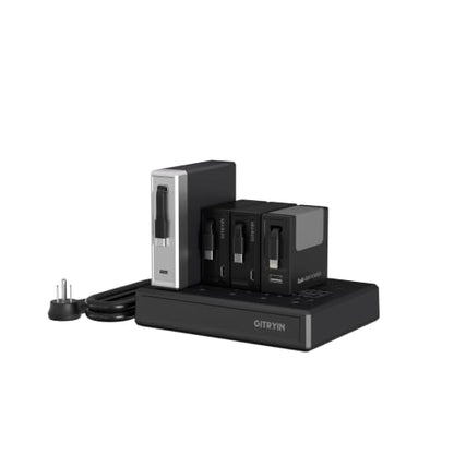 Gitryin Modular Laptop Charging Station, 140W, 2 * 65W, 40W Retractable Lightning, USB C Chargers, 1 Lightning, 1 USB A, 6 Type C Ports with Cooling Power Strip, 310W Charging Hub