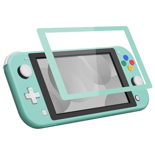eXtremeRate Misty Green DIY Replacement Shell for Nintendo Switch Lite, NSL Handheld Controller Housing w/Screen Protector, Custom Case Cover for Nintendo Switch Lite - color: Misty Green