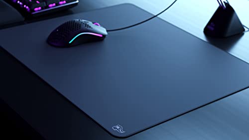Glorious Elements Mousepad - XL Mouse Pad - Glass Infused Flexible Cloth Computer Desk Pad for Speed Gaming 15"x17" (ICE) - color: Ice