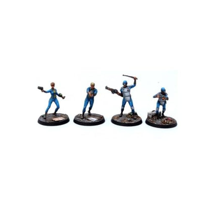 Modiphius Fallout - Wasteland Warfare - Survivors Vault Dwellers Brown - style: Vault Dwellers
