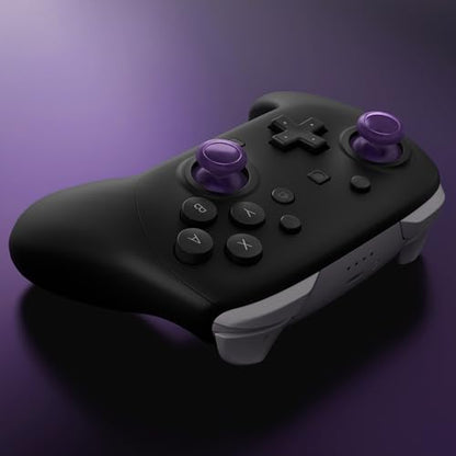 eXtremeRate Replacement 3D Joystick for Nintendo Switch 2 Pro Controller, Left Right Analog Stick Thumbsticks with Screwdriver Tools for Switch 2 Pro, Multi-Colors Options - Clear Altomic Purple - color: Clear Altomic Purple