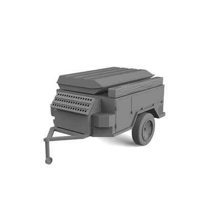 MRY-SFW 15mm Miniature Factory Building Military Accessory Props Display Camping Trailer
