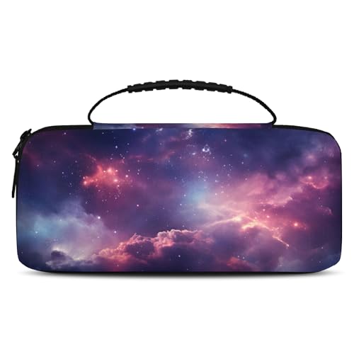 Adornori Galaxy Nebula Carry Case Compatible with Nintendo Switch 2, with 20 Games Cartridges, Starry Sky Space Universe Portable Travel Carrying Case Pouch for Accessories & Games - color: Multicolor 12