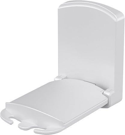 Headphone Stand Holder for Airpods Max,HyperX,Sennheiser,Sticky Headset Hanger Adhesive Headphone Hook Mount,Headset Stand Holder Clip Under Desk,Earphone Clamp for Airpods Max (White 2 Pack)