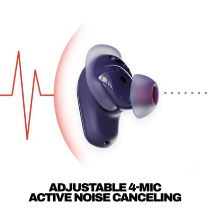 Skullcandy Method 360 ANC Wireless Earbuds with Sound by Bose - Future | In-Ear Fit, Premium Active Noise Cancellation, 40 Hours Battery, Sweat and Water Resistant, Microphone for iPhone Android - color: Future