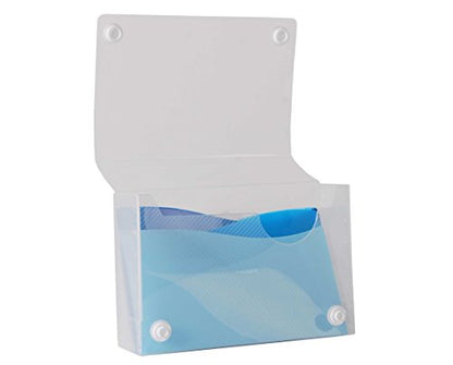 Filexec Products Wave, 3" x 5" Index Card Case, Assorted, Pack of 4 (50484-2028)
