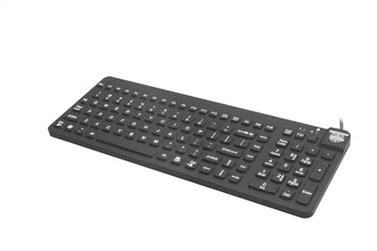Man & Machine Really Cool Keyboard, Sealed Waterproof - Black - color: Black