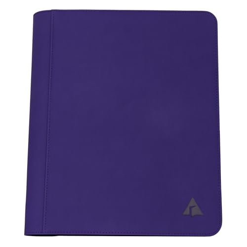 Top loader Binder, Holds 504 Top loaders, 9-Pocket Top Loader Binders with Sleeves for TCG & Sports Cards in 3'' x 4'' Top loaders -Purple - color: Purple