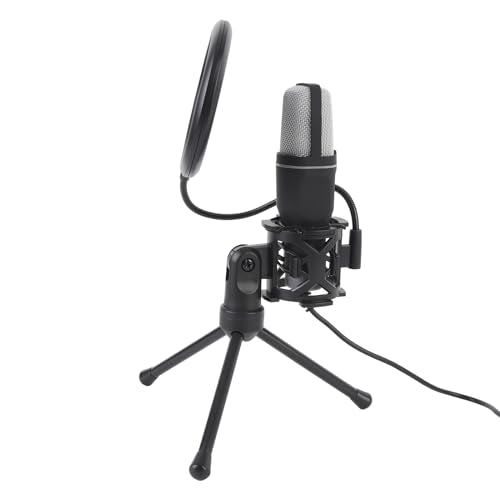 Tbest Gaming USB Microphone RGB Light Condenser PC Mic with Tripod Stand for Streaming Podcast Studio