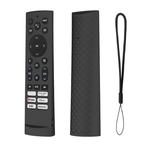 Silicone Case Cover for Voice Remote ERF3A90 for U7G U8 U9G Series 4K ULED, Black Sleeve - color: Black