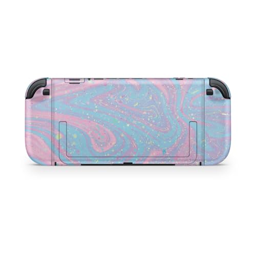 Gaming Skin Compatible with Nintendo Switch 2 Console Only - Cotton Candy Swirl - Premium 3M Vinyl Protective Wrap Decal Cover - Easy to Apply | Crafted in The USA by MightySkins - color: Cotton Candy Swirl, size: Switch 2 Console Skin Only, style: Matte
