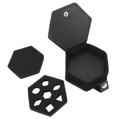 7 Dice Case Box Tray, Storage Holder for DND Dice Set, for D and D Dungeons and Dragons, Dice Storage Case, Individual Metal or Plastic Polyhedral Dice Display Case
