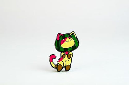 1985 Games Watermelon Cat Milk Carton Dice Set – Milk Carton-Inspired Dice for DND | TTRPGs & Tabletop Roleplaying - color: Watermelon
