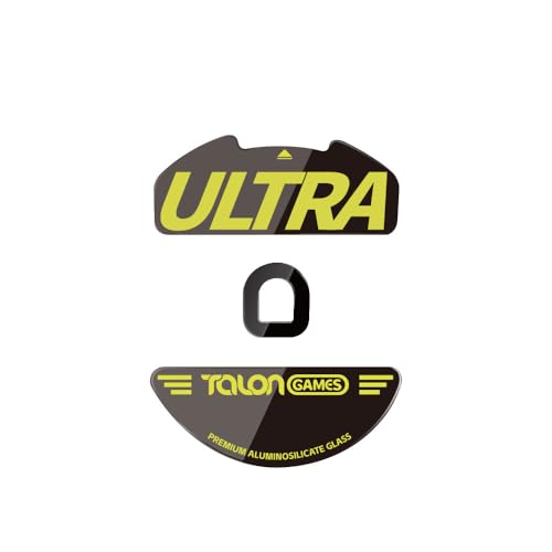TALONGAMES Curved Edges Ultra Strong Glass Mouse Skates Feet Compatible with Razer DeathAdder V4 Pro Gaming Mouse Feet Replacement, Super Smooth Glide Fast and Durable Sole - color: For DeathAdder V4 Pro