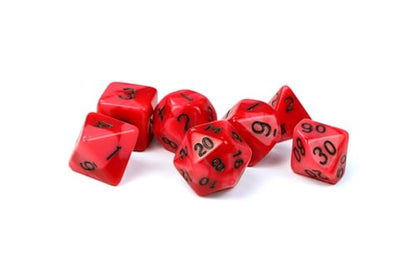 1985 Games Watermelon Cat Milk Carton Dice Set – Milk Carton-Inspired Dice for DND | TTRPGs & Tabletop Roleplaying - color: Watermelon
