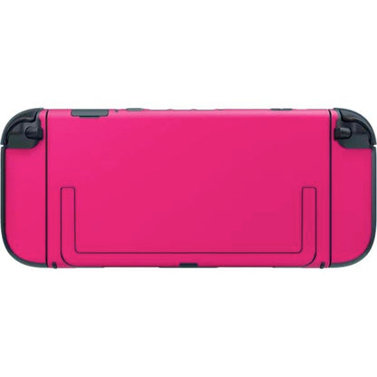 Skinit Decal Gaming Skin Compatible with Nintendo Switch 2 (2025) with Joy-Con - HOT Pink Design - color: Pink - SOLIDX11
