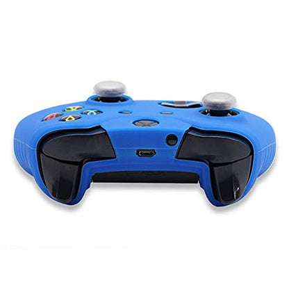 OSTENT Soft Protector Silicone Skin Case Cover Pouch for Microsoft Xbox One Controller Color Blue - color: Blue