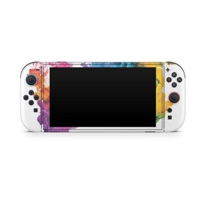 Glossy Glitter Gaming Skin Compatible with Nintendo Switch 2 Console Only - Aqua Paint - Premium 3M Vinyl Protective Wrap Decal Cover - Easy to Apply | Crafted in The USA by MightySkins - color: Aqua Paint, size: Switch 2 Console Skin Only, style: Glossy