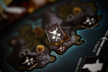 A War of Whispers Expansion of Influence, 5 Players, Age 14+, Expansion | Expand A War of Whispers with new factions and support for five players.