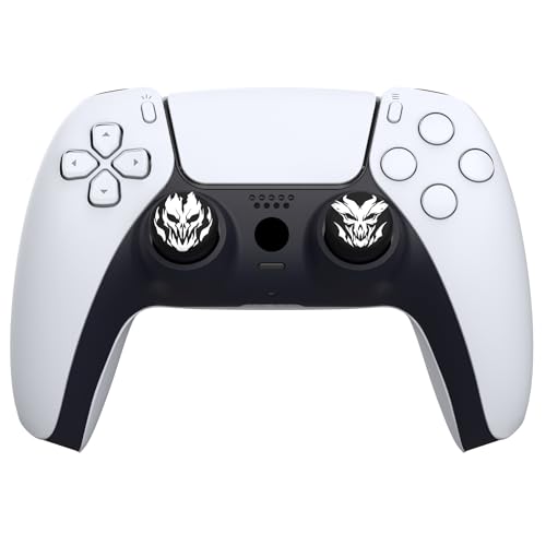 PlayVital Halloween Thumb Grip Caps for Nintendo Switch 2 Pro, Switch Pro Controller, Joystick Caps Cover for ps5, Edge, ps4, Xbox Series X/S, Xbox One, Elite Series 2 Controller - Fire Demons - color: Fire Demons