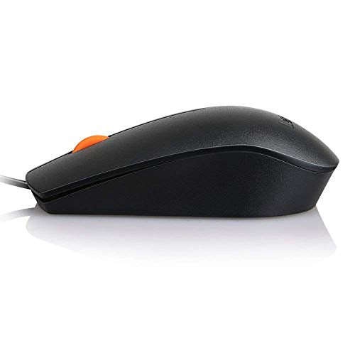 Lenovo GX30M39704 300 - Mouse - Right and Left-Handed - Wired - USB - for 320 Touch-15, 320-14, 320-17, 520-22, 520-24, 520-27, 720-18, Legion Y520-15, V110-15 Black (Pack of 2) - color: Black 300 (Pack of 2)