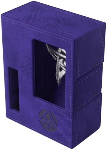 Gamegenic Arkham Horror Investigator Deck Tome - Premium Deck Box for Arkham Horror: The Card Game, Holds a Full Investigator Deck, Mystique - Purple Color, Made - color: Purple