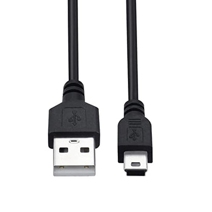 Smays Mini USB Cable 1ft 10-Pack Bulk, Short Mini-B Charger Cord Black - size: 1 Feet 10-Pack