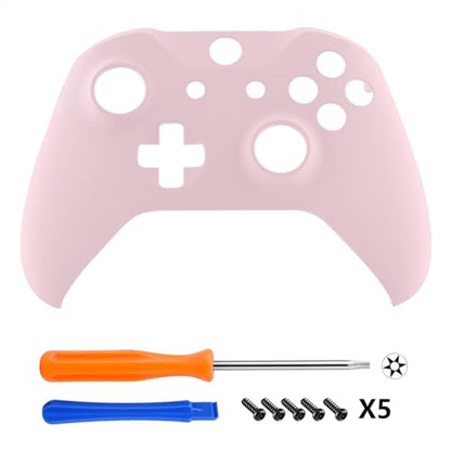 eXtremeRate Replacement Front Housing Shell for Xbox One S/X Controller, Cherry Blossoms Pink Custom Kit Faceplate Cover Case for Xbox Wireless Controller (Model 1708) - Controller NOT Included - color: Cherry Blossoms Pink