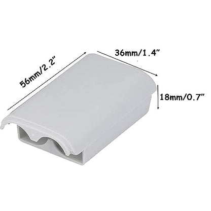 10 Pack Battery Pack Cover for Xbox360 Wireless Controller,Compatible with Xbox360 Wireless Controller Battery Cover Replacement(5×Black + 5×White) - color: 5pcs Black& 5pcs White