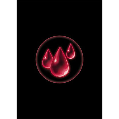 Elements I - Blood - 100 Textured Matte TCG Card Sleeves - Fits Magic MTG Commander Pokemon and Other Card Games - Playing Card Sleeves - style: Blood