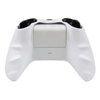 Skull Controller Skin Cover Compatible with Xbox one Controller, RALAN Protector Case, Customised Thumb Grips Caps - color: skull White Red