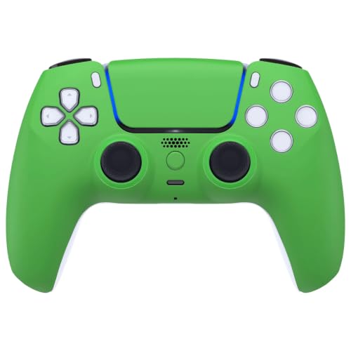 Custom Controllerzz Custom Wireless Controller Compatible with PS5 - Multiple Designs Available (Green) - color: Green