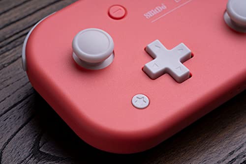8BitDo Lite 2 Bluetooth Gamepad for Switch, Switch Lite, Android and Raspberry Pi (Pink) - color: Pink