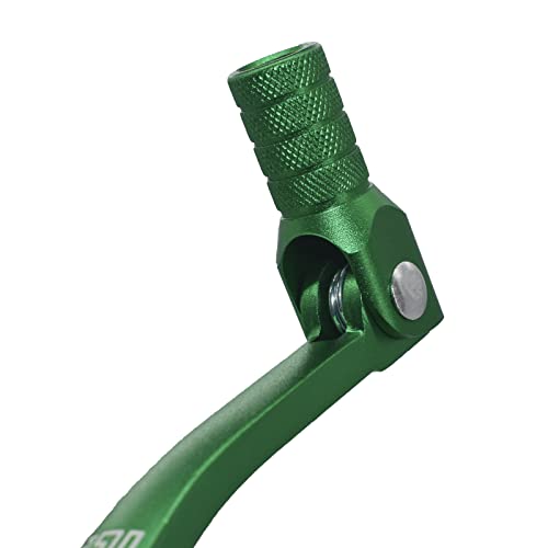 CNC Aluminum Motorcycle Gear Shifter Lever, Foldable Pedal Shifter Lever Fit for CRF50 XR50 XR CRF 50cc 110cc 250cc Dirt Pit Monkey Bike Motorcycle ATV (Green) - color: Green