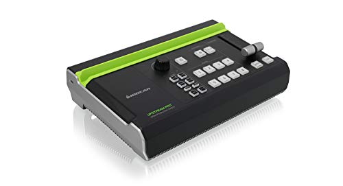 IOGEAR Upstream Pro Video Production Switch (TAA) 1080p @30/4K Portable/Mobile Video Production Switch 3xHDMI Inputs Stream Ready No PC Required Streaming Video Capture, Audio Mixer iPad app Enabled