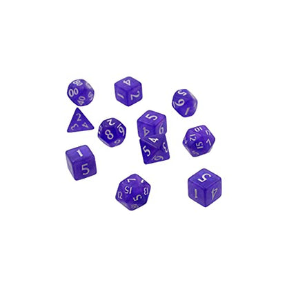 Ultra PRO - Eclipse 11 Dice Set (Royal Purple) - Great Dice Set for All Kinds of Card Games and Board Games Such As, DND, MTG, and RPG - UP Your Game with Ultra PRO - color: Royal Purple