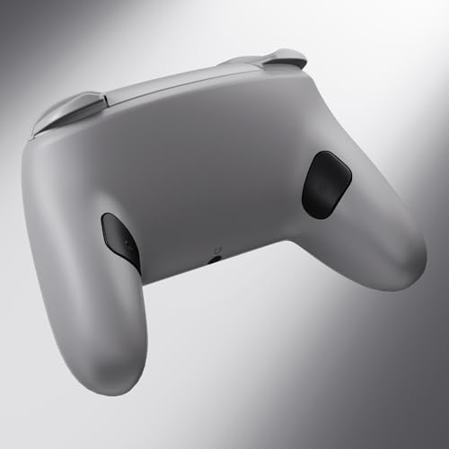 eXtremeRate Replacement Bottom Shell for Nintendo Switch 2 Pro Controller, Custom DIY Rear Plate Back Housing Cover Case for Switch 2 Pro Controller - New Hope Gray - color: New Hope Gray