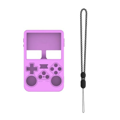 Protector Covers Scratchproof Silicone Shell for R36S Game Console Skin Sleeve Gamepad Housing Game Accessory - color: Purple