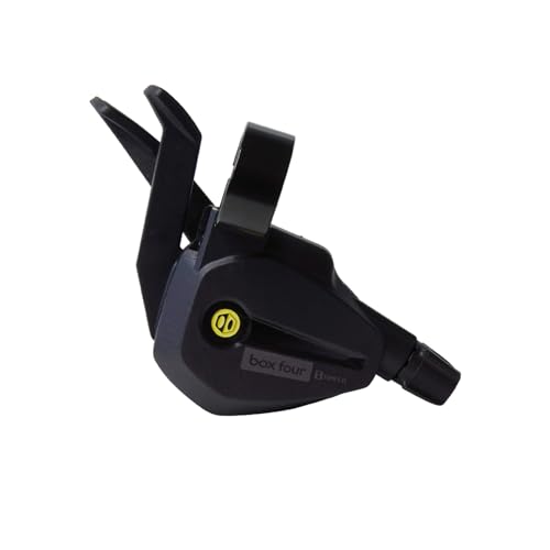 Box Four 8 Speed E-Bike Shifter 1 Gear Per Click, Non E-Bike Shifter 2 Piece Pull Lever up to 3 Gears Per Click Bicycle Shift Lever Cable for Mountain Bike Shifters, MTB, Bicycle Gear Shifter Cycling - size: Compact Multi Shift