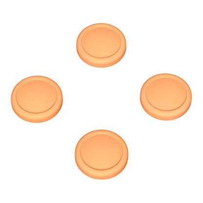 eXtremeRate PlayVital Switch Joystick Caps, Thumbstick Caps, Silicone Analog Cover for Switch Lite & OLED Joycon Thumb Grips - Apricot Yellow - color: Apricot Yellow