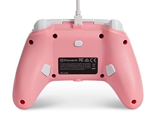 PowerA Enhanced Wired Controller for Xbox Series X|S - Pink, Officially Licensed for Xbox - color: Pink