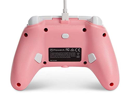 PowerA Enhanced Wired Controller for Xbox Series X|S - Pink, Officially Licensed for Xbox - color: Pink