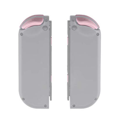 eXtremeRate DIY Full Set Buttons for Nintendo Switch & Switch OLED, Replacement Buttons for JoyCon, ABXY Direction Keys SR SL L R ZR ZL + - Home Capture Trigger Buttons Springs - Cherry Blossoms Pink - color: Cherry Blossoms Pink
