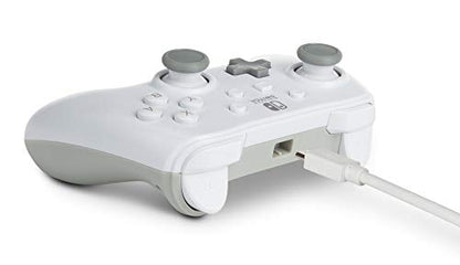 PowerA Wired Controller for Nintendo Switch - White, Gamepad, Game controller, Wired controller, Officially licensed - color: White