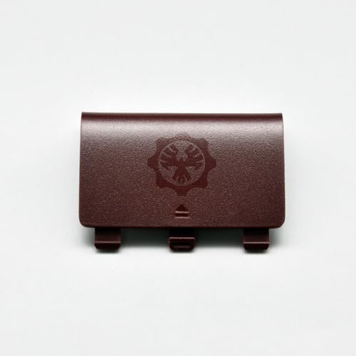 TECUEEN Replacement Battery Cover for Gears of War 4 Crimson Omen Controller, for Xbox One S & X Controller Battery Cover Replace DIY