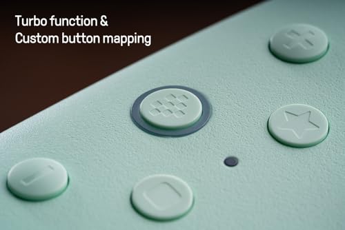 8Bitdo Ultimate 2C Hall Effect Joysticks and Hall Triggers Wireless Controller for Windows PC and Android, with Remappable L4/R4 Bumpers, Turbo function & Rumble vibration (Green) - color: Green, size: Ultimate 2C