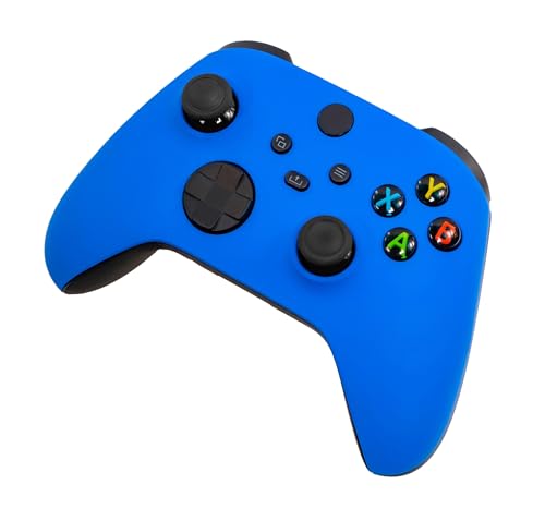 Xbox One Series X S Custom Soft Touch Controller - Soft Touch Feel, Added Grip, Cool Blue Color - Compatible with Xbox One, Series X, Series S - color: BLUE XS